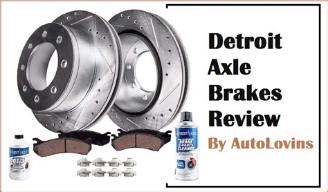 detroit axle brake reviews|detroit axle brakes good quality.